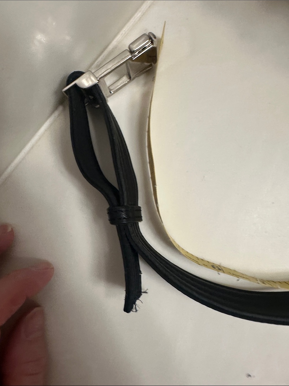 Fossil Black Leather Mini Belt Bag - Picture 9 of 9